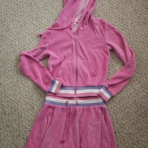 Sugar Thrillz Pink Mini Skirt Set